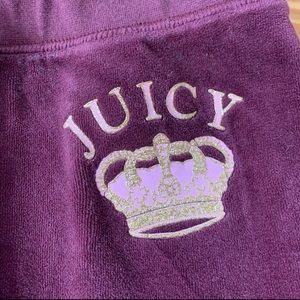 Juicy Couture Pants - Juicy velour purple track pants size medium Juicy Couture Pants - Juicy velour purple track pants size medium